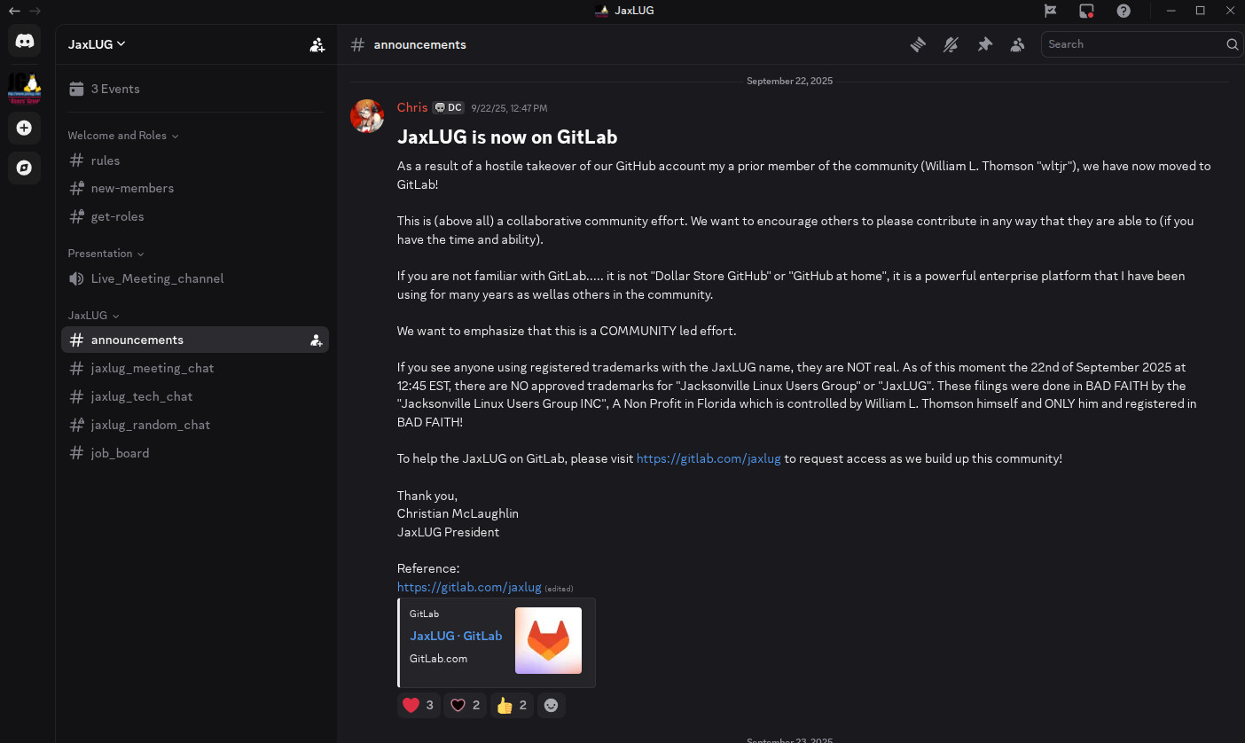 Christian McLaughlin GitLab lying about Github