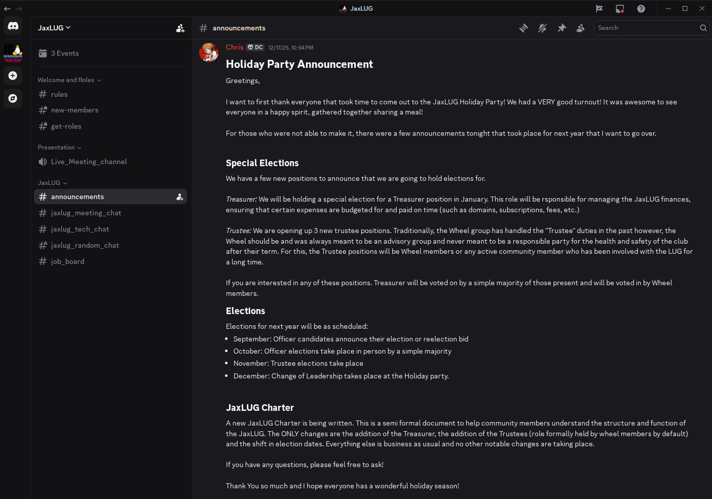 Christian McLaughlin Creating Structure like Williams