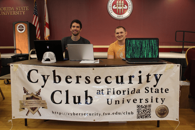 Nathan Nye FSU Cyber Security Club Photo